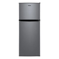4.6. Cu ft Two Door Mini Refrigerator with Freezer, Stainless Steel