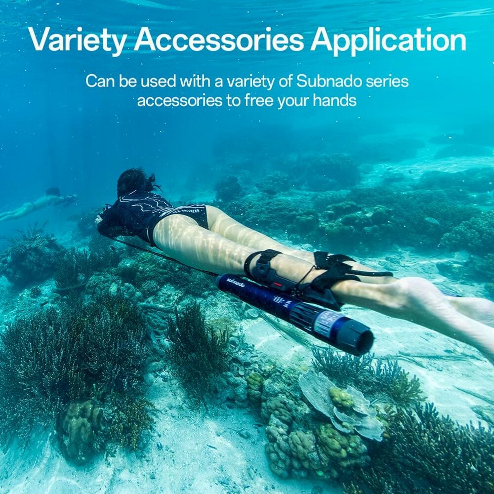 Waydoo Subnado Underwater Scooter Lite, Water Sports Diving Scooter with Removable Handle, Compact and Portable Water Scooter for Adults&amp;Kids, Scuba Diving Snorkeling Sea Scooter Multiple Uses, Blue