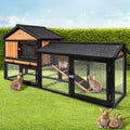 Extra Large Wooden Outdoor Chicken Coop Rabbit Hutch with Run - i.Pet