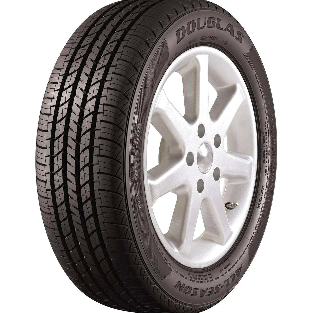 Douglas All-Season Tire 215/60R16 95H - Quiet, High-Performance for 16" Wheels