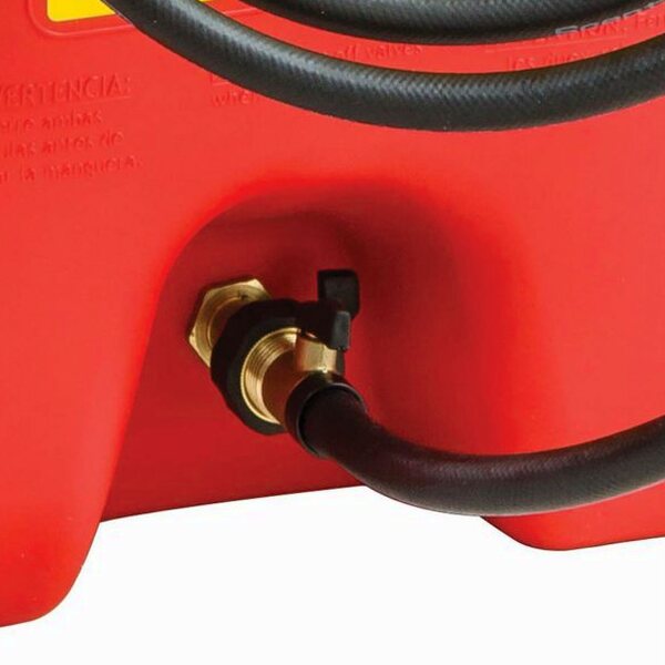 14 Gallon Portable Gas Fuel Tank with Pump, 2 Pack, Red