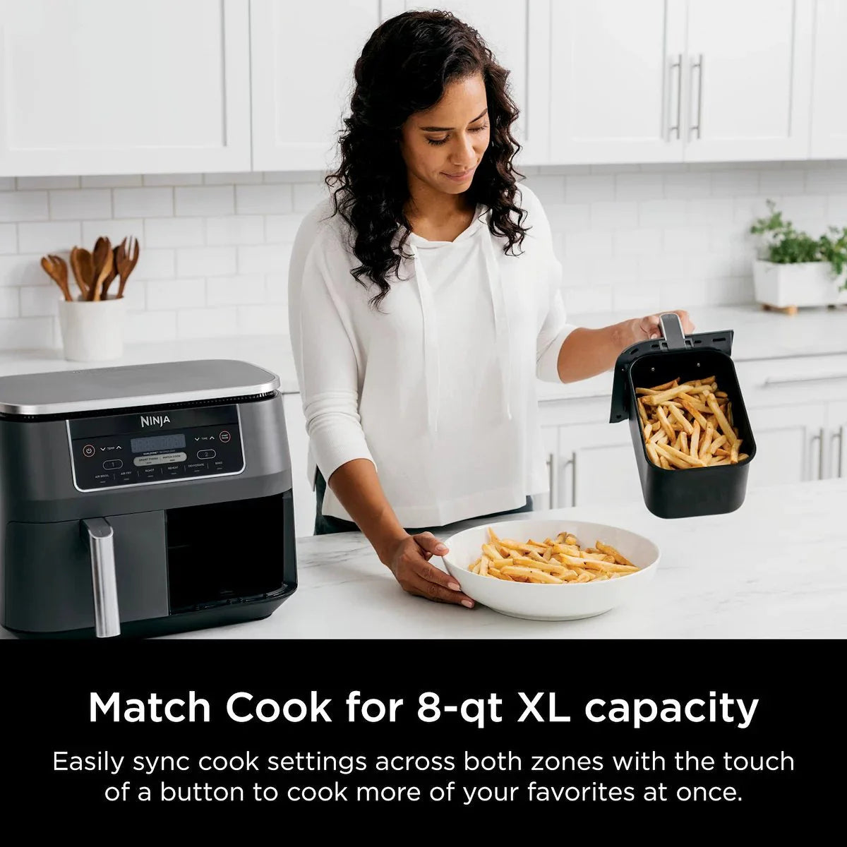 Ninja Foodi 8 qt Original DualZone 2-Basket Air Fryer With 6 Functions