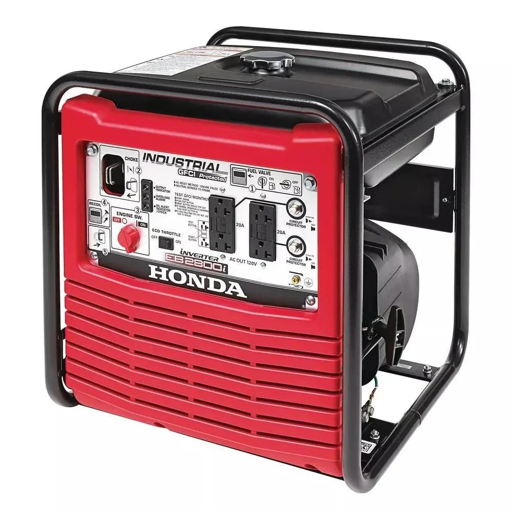Honda 2,800-Watt Gasoline Portable Industrial Inverter Generator - EB2800i