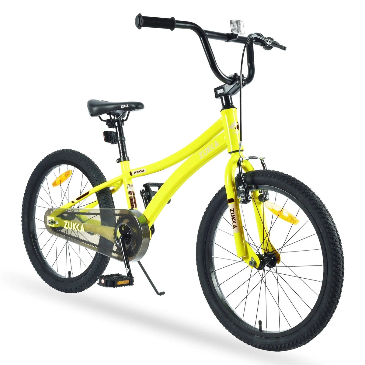 Baprem 18" Girls Bike for 5-9 Years Old Kids, Cute Kids Bike with Training Wheels, Steel Frame Sporty Children Bicycle, Pink