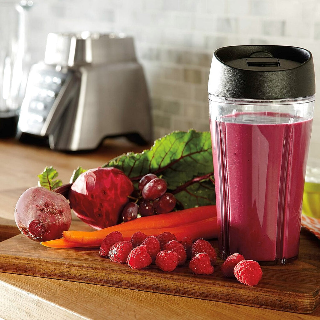 Oster Blender | Pro 1200 with Glass Jar, 24-Ounce Smoothie Cup, Brushed Nickel