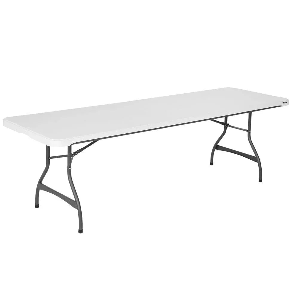 Commercial Stacking Folding Table 4-Pack, 8 ft, White - 80344