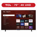 TCL 75′′ 4-Series 4K UHD HDR Smart TV with Roku, Voice Control, AirPlay, &amp; Customizable Home Screen