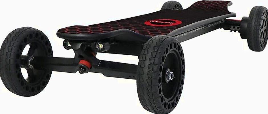 Electric Skateboard 4000 Watts | 12S3P | 35 mph | 22 Mile Range | 6" Wheels | Cool Lights |