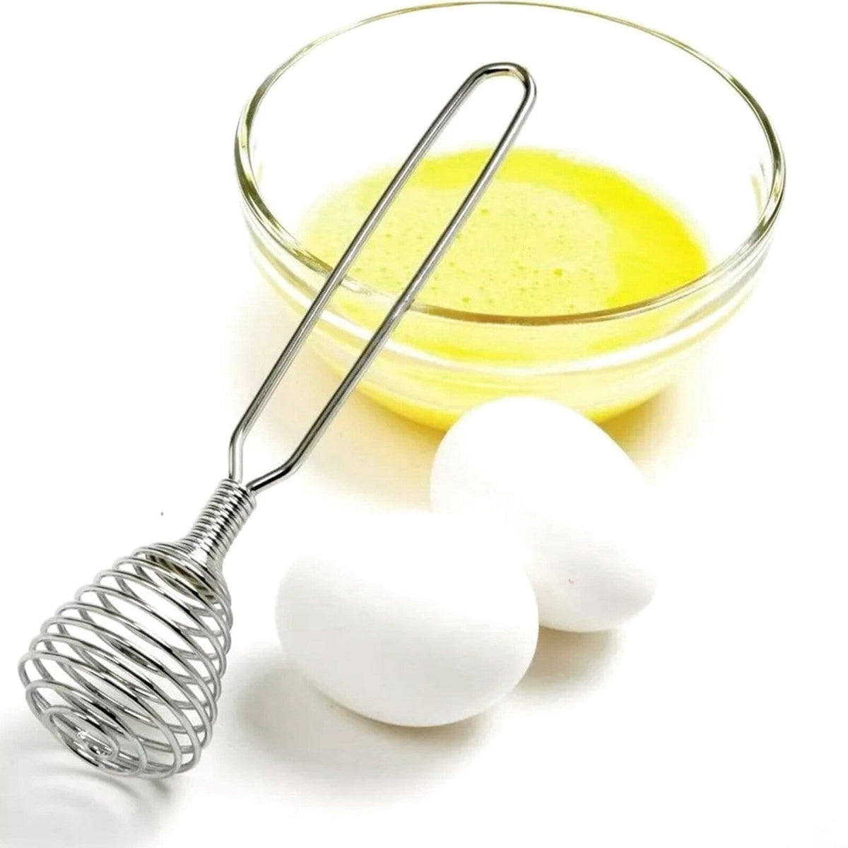 Stainless Steel Spring Coil Whisk Wire Whip Cream Egg Beater Gravy Cream Hand Mixer Kitchen Tool Accessories ...