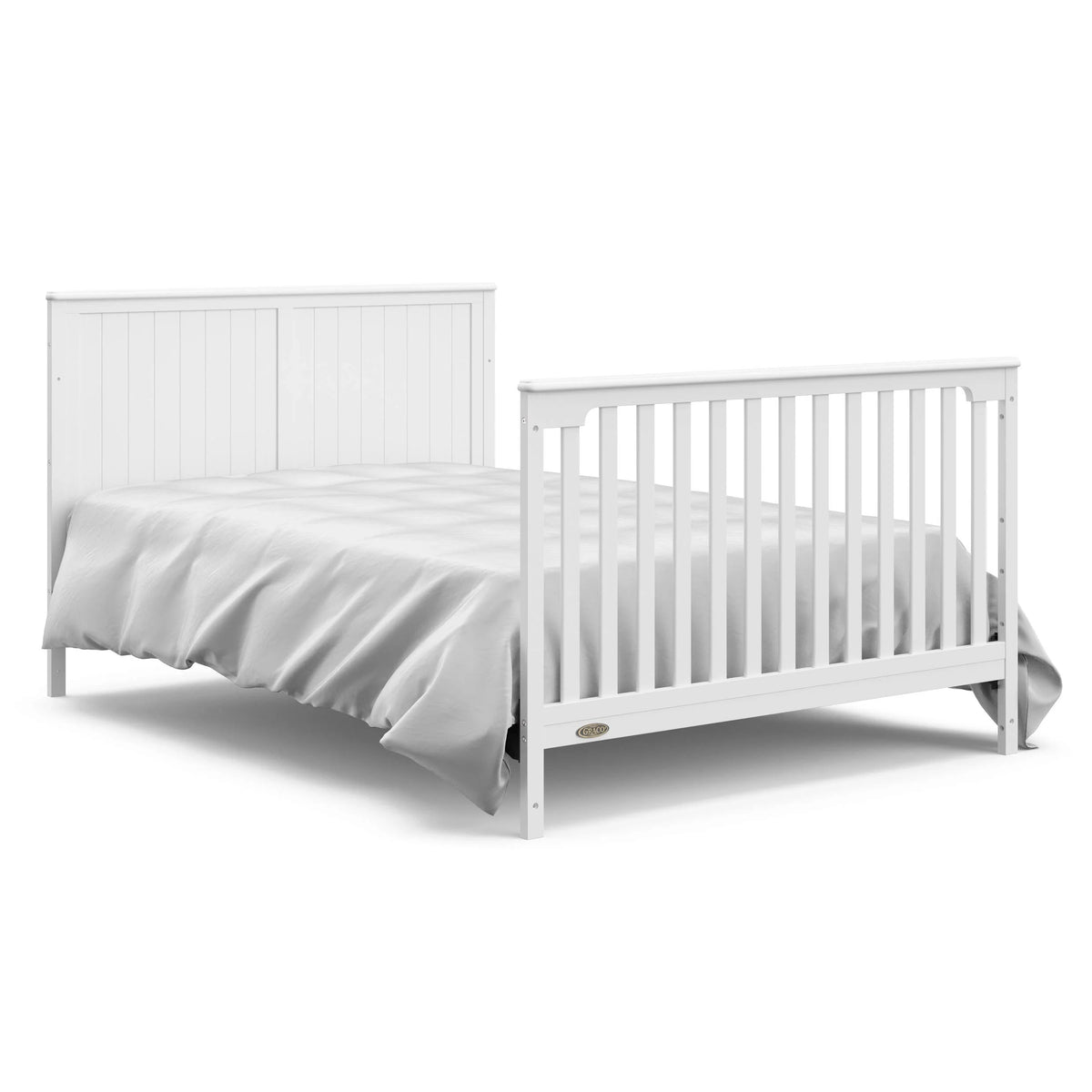 Graco Hadley 5-in-1 Convertible Crib And Changer With Drawer, White - 04586-701