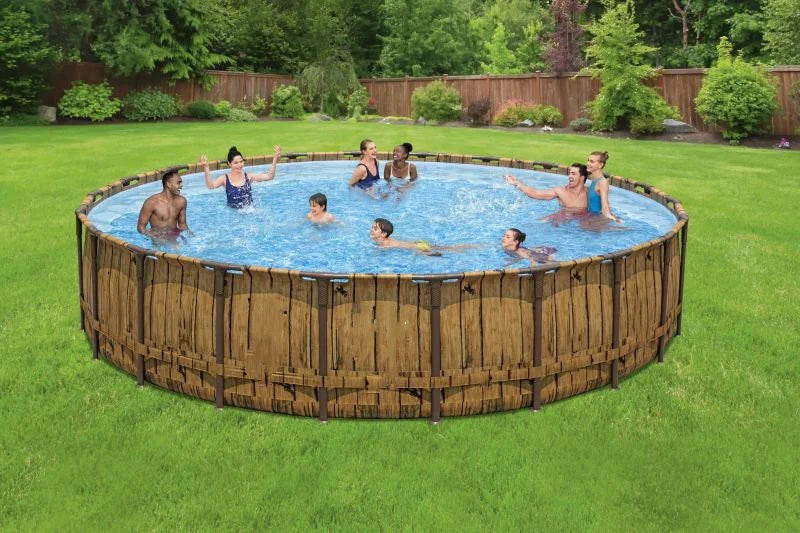 Round Above Ground Pool Set - 22' x 52in