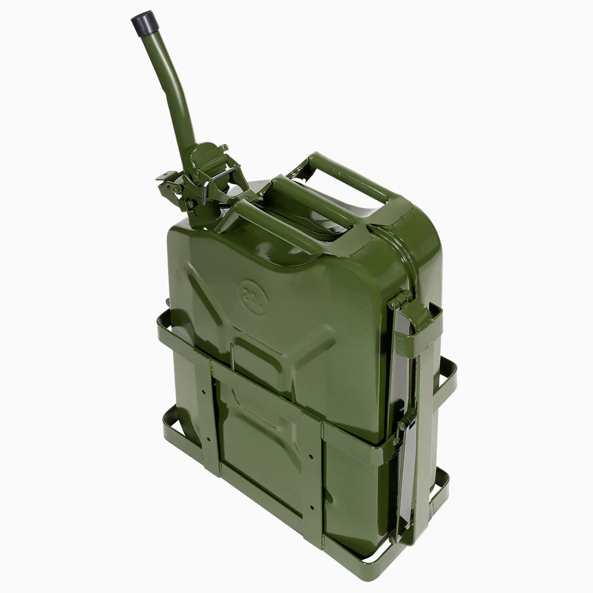 Green Steel Jerry Fuel Can - 20L (5-Gallons)
