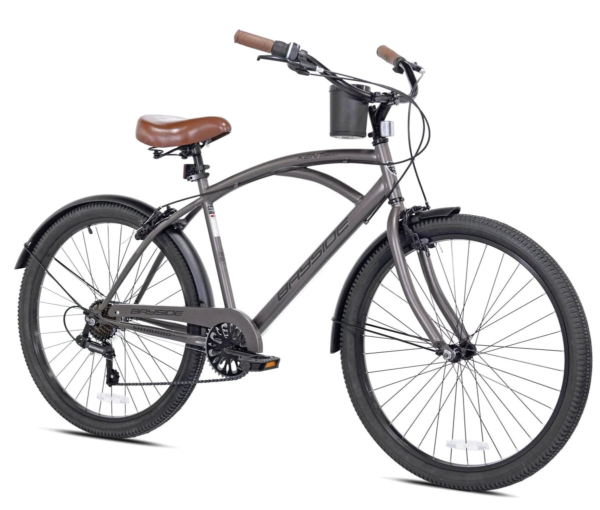 Kent 26 in. Bayside Men's Cruiser Bike Satin Cocoa