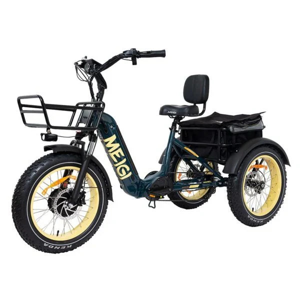 DWMEIGI Silverado 20 inch 48V/14Ah 750W Folding Electric Tricycle With Wide Tires, 150 kg - MG2301