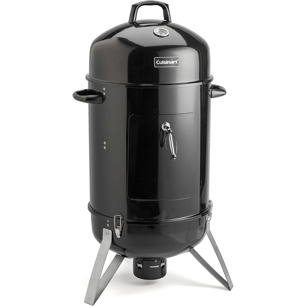 Cuisinart 18in Vertical Charcoal Smoker With 510 Square Inches Cooking Space