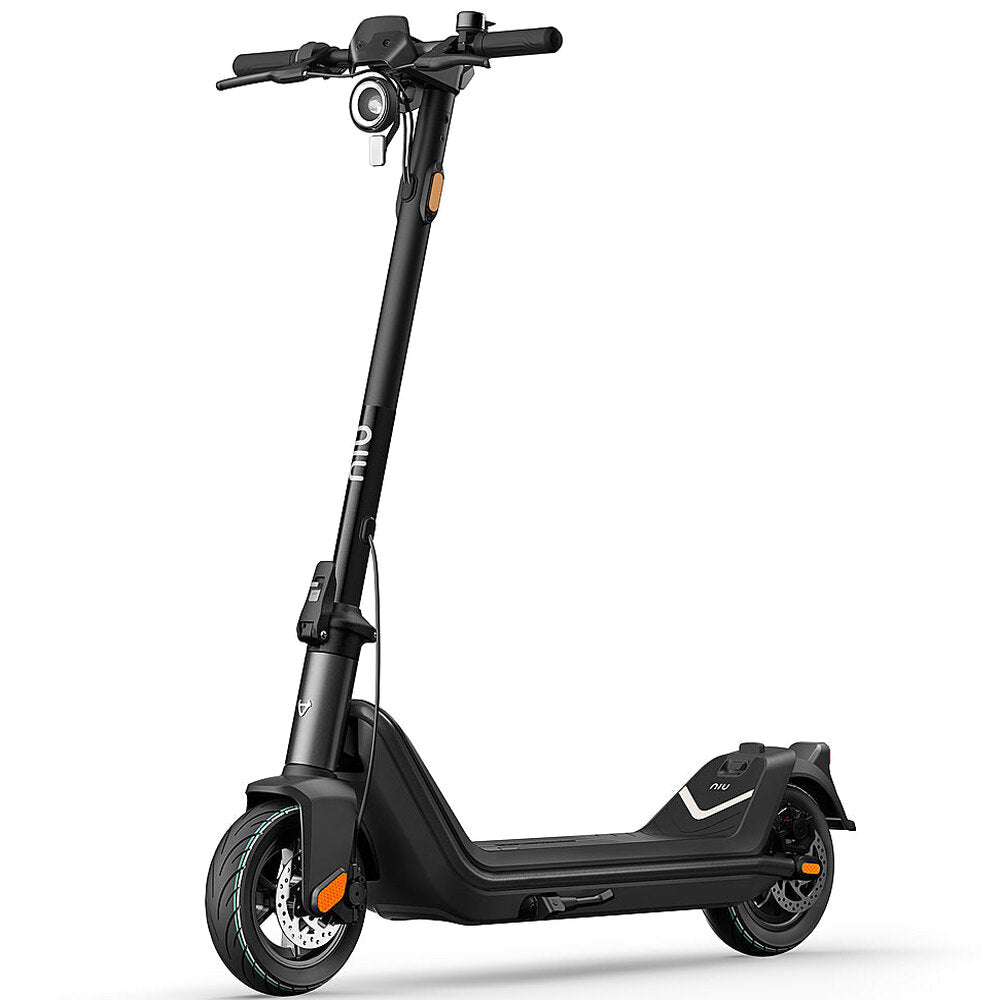 NIU - KQi3 Pro Foldable Electric Kick Scooter w/ 31 mi Max Operating Range &amp; 20 mph Max Speed - Black