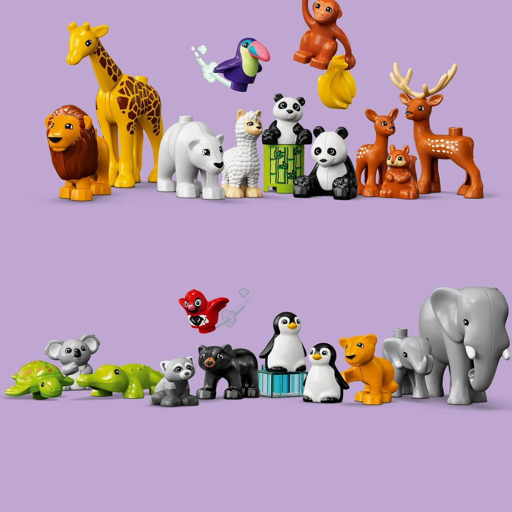 DUPLO Wild Animals of the World 10975 Building Toy Set (142 Pieces)