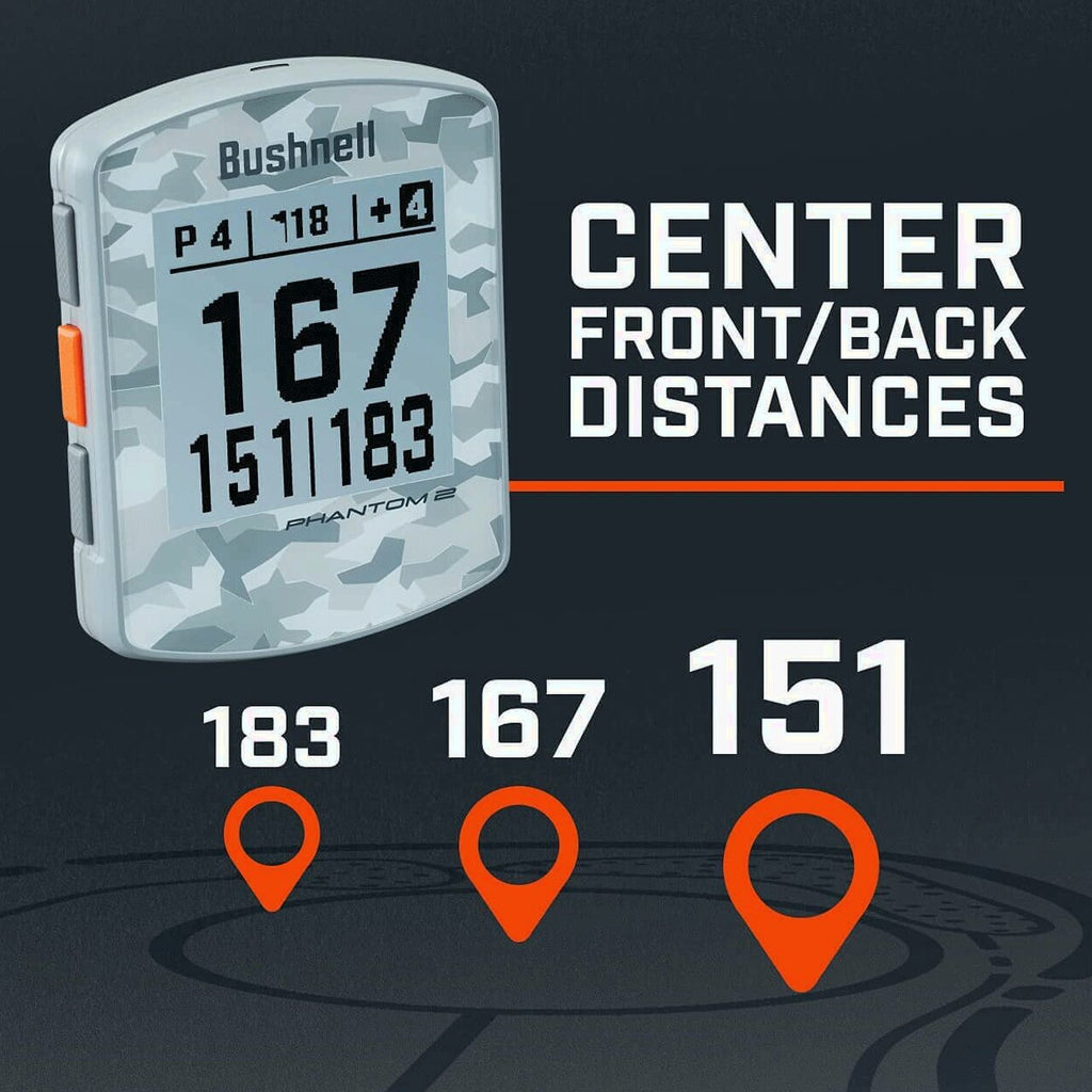 Bushnell Phantom 2 Golf GPS Rangefinder, Black