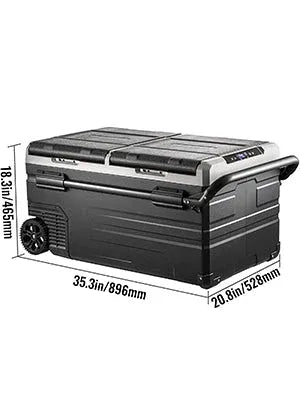 BENTISM 100Qt Portable Car Freezer Refrigerator 95L 12/24V - TWW95