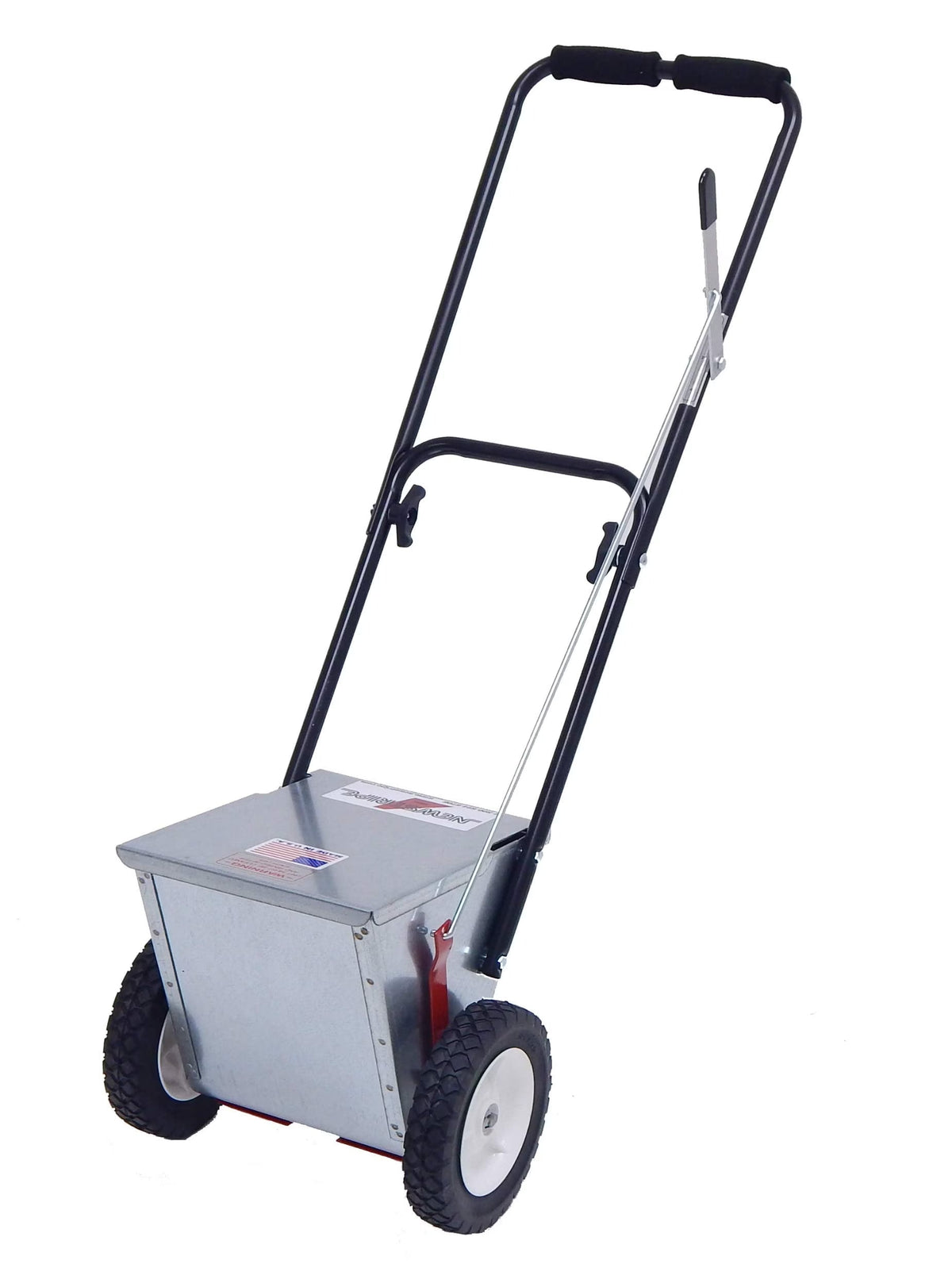 Newstripe NewLiner HD 50 lb Heavy Duty Dry Line Marker (Part #10001744) | Precision 2" or 4" Lines | Galvanized Steel | 10" Pneumatic Tires | For Baseball, Tracks &amp; Events | Made in USA