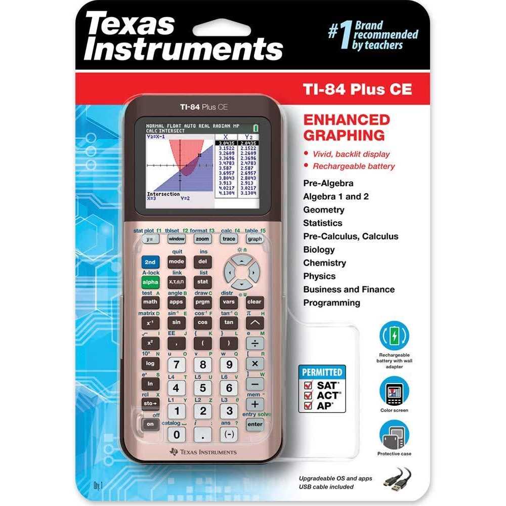 Texas Instruments TI-84 Plus CE Graphing Calculator