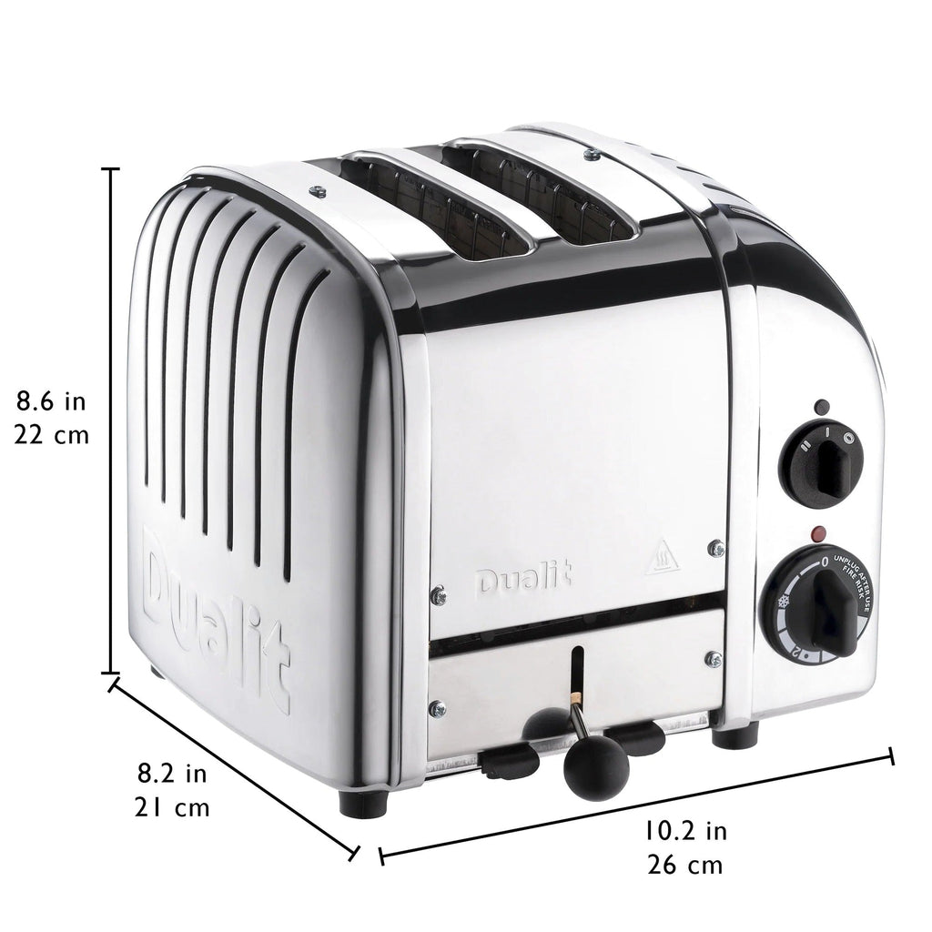 Dualit New Generation Classic 2-Slice Toaster in Stainless Steel