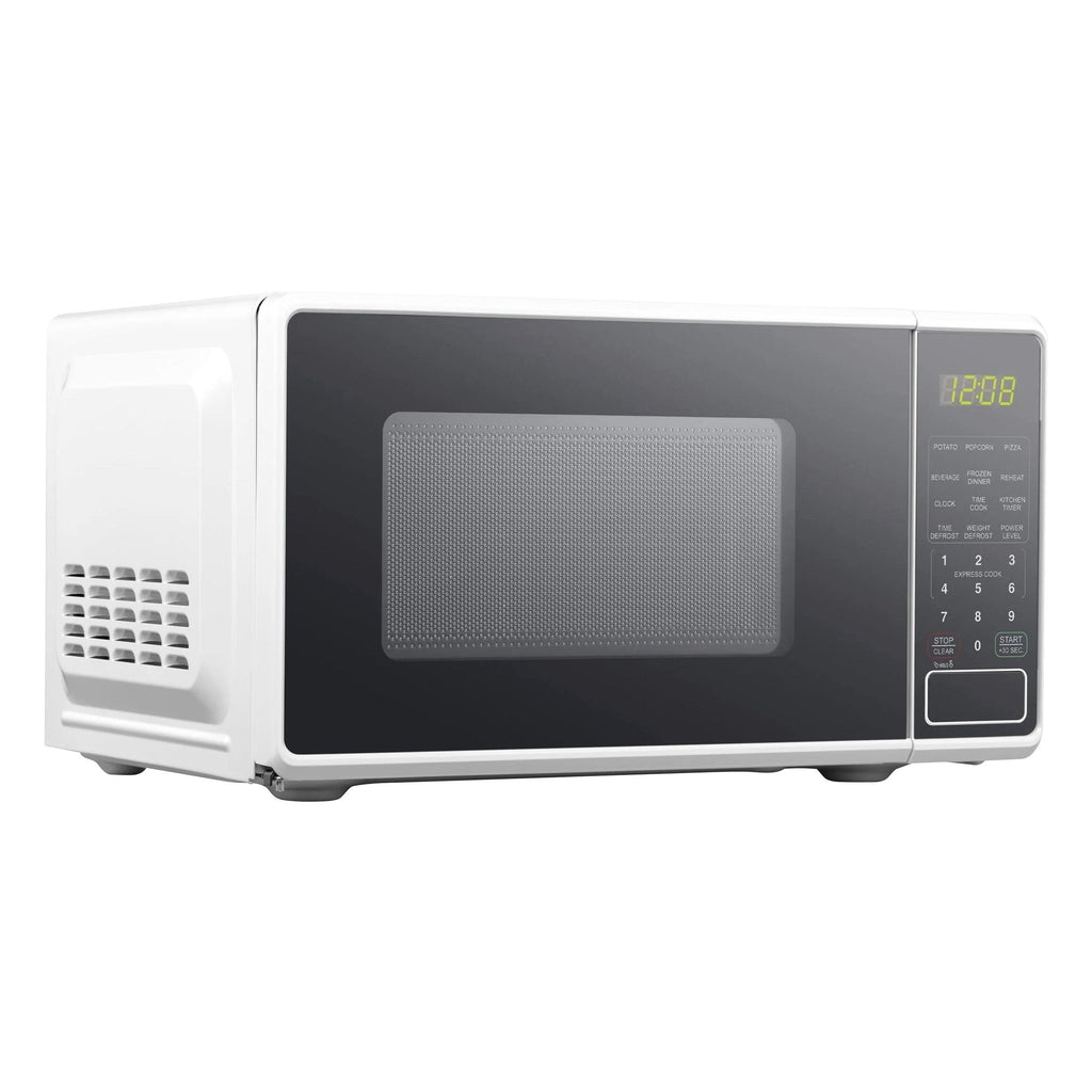 Mainstays 0.7 cu. ft. Countertop Microwave Oven, 700 Watts, White, New