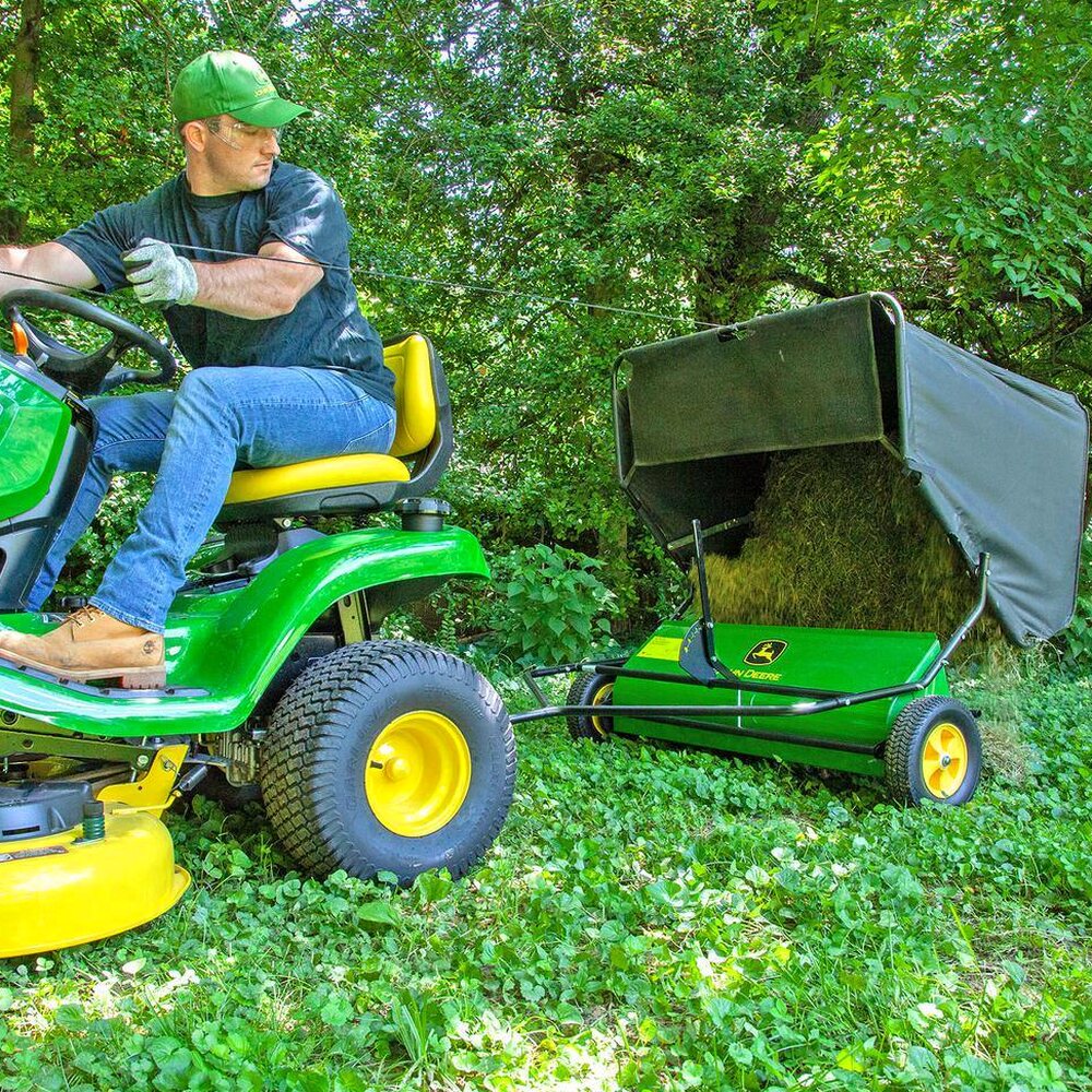42 in. 24 cu. ft. Tow-Behind Lawn Sweeper STS-42JDC