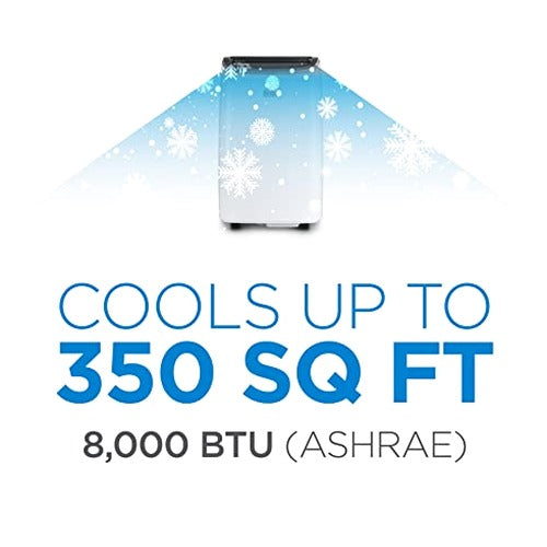 8,000 BTU Portable Air Conditioner up to 350 Sq.ft with Remote Control