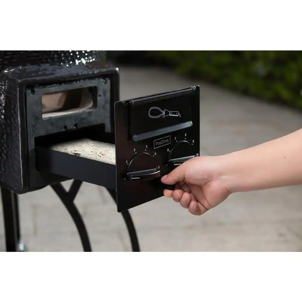 The Grills 22 in Kamado Pro Ceramic Charcoal Grill With Cover - Kamado Pro