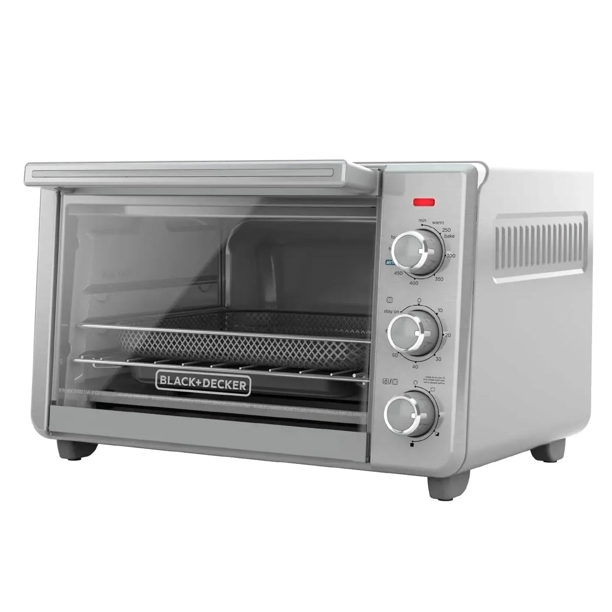 Black+decker Crisp &amp;n Bake Air Fry Toaster Oven, TO3217SS