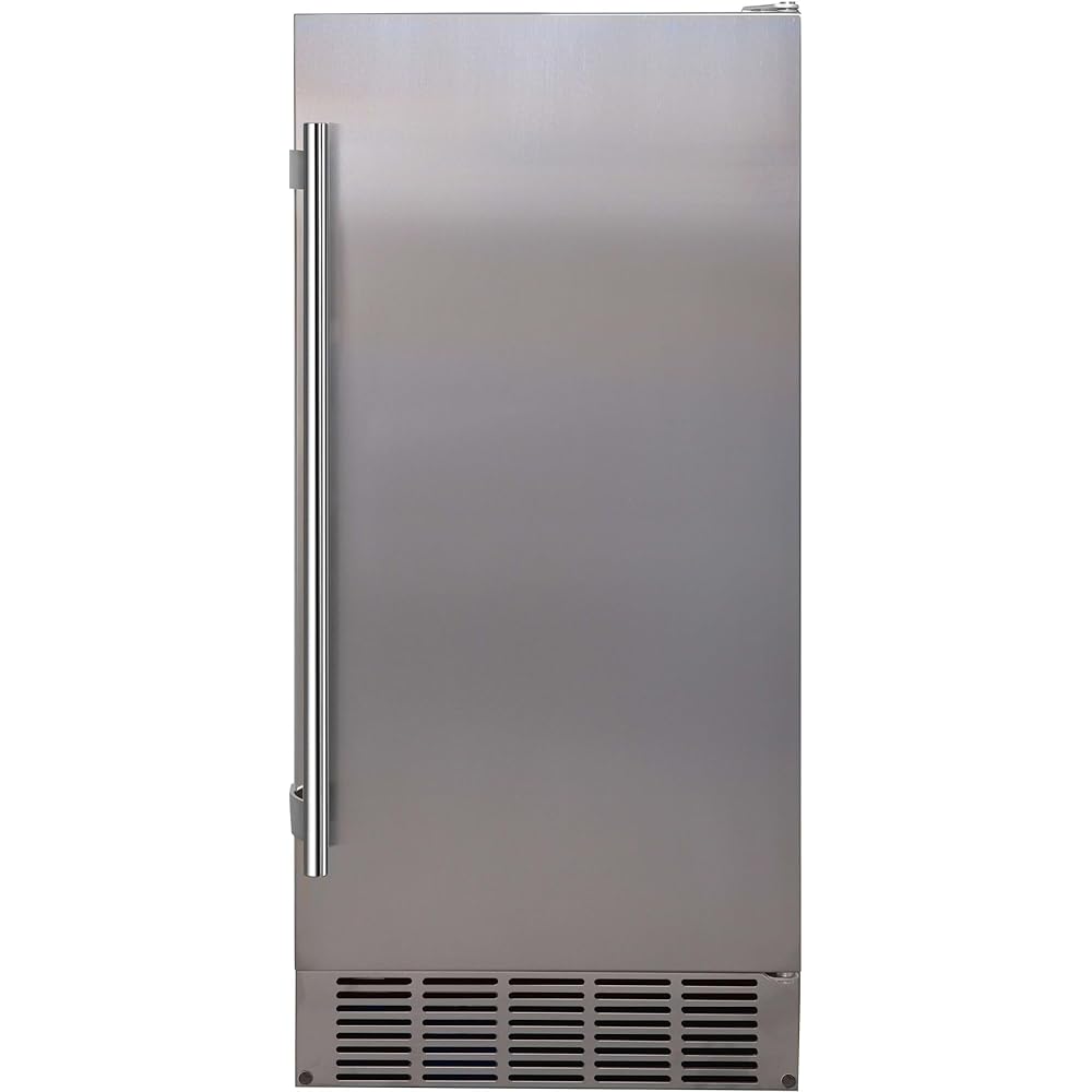 EdgeStar Built-In Ice Maker, 15-Inch, 25 lbs Daily - IB250SS