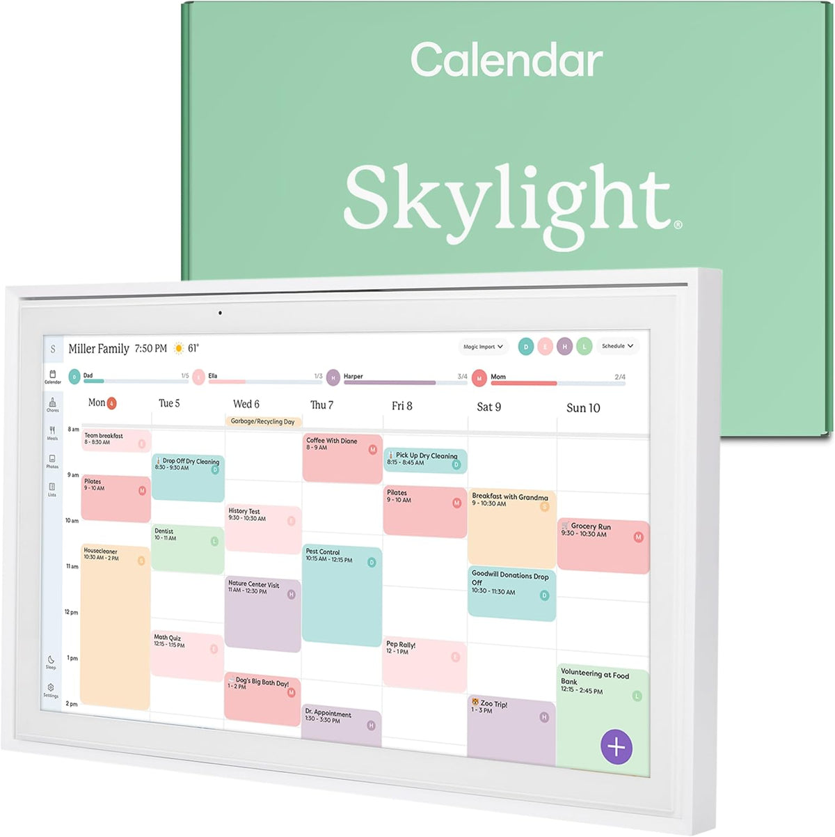 15 Inch Digital Wall Planner And Chore Chart