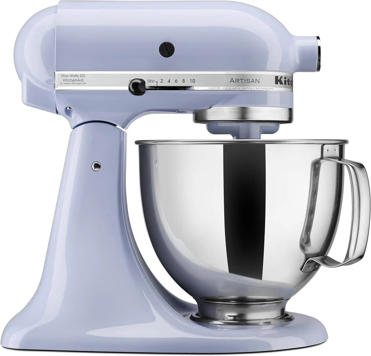 5-Quart Tilt-Head Stand Mixer With Stainless Steel Bowl, 10 Speeds