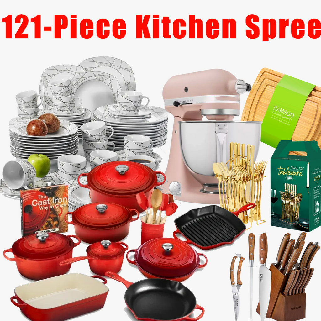 121-piece Kitchen Spree Meeting All The Needs Of The Kitchen