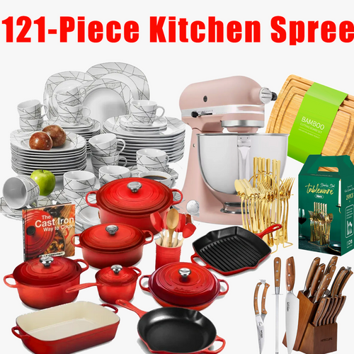121-piece Kitchen Spree Meeting All The Needs Of The Kitchen