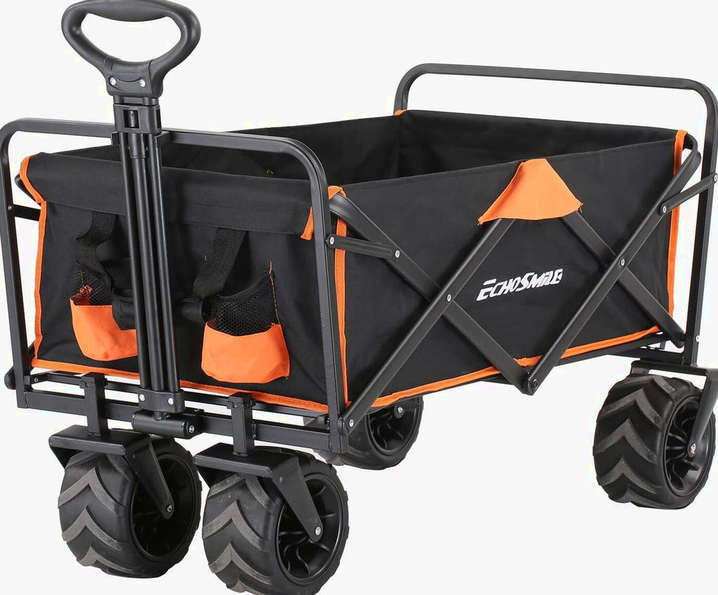 Heavy Duty 350 lb Capacity Foldable Wagon with Large Wheels