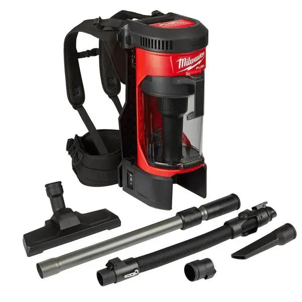 Milwaukee M18 FUEL 1-Gallon Backpack Vacuum, 3-in-1 Design, 5.0Ah Battery - 0885-20-48-11-1850