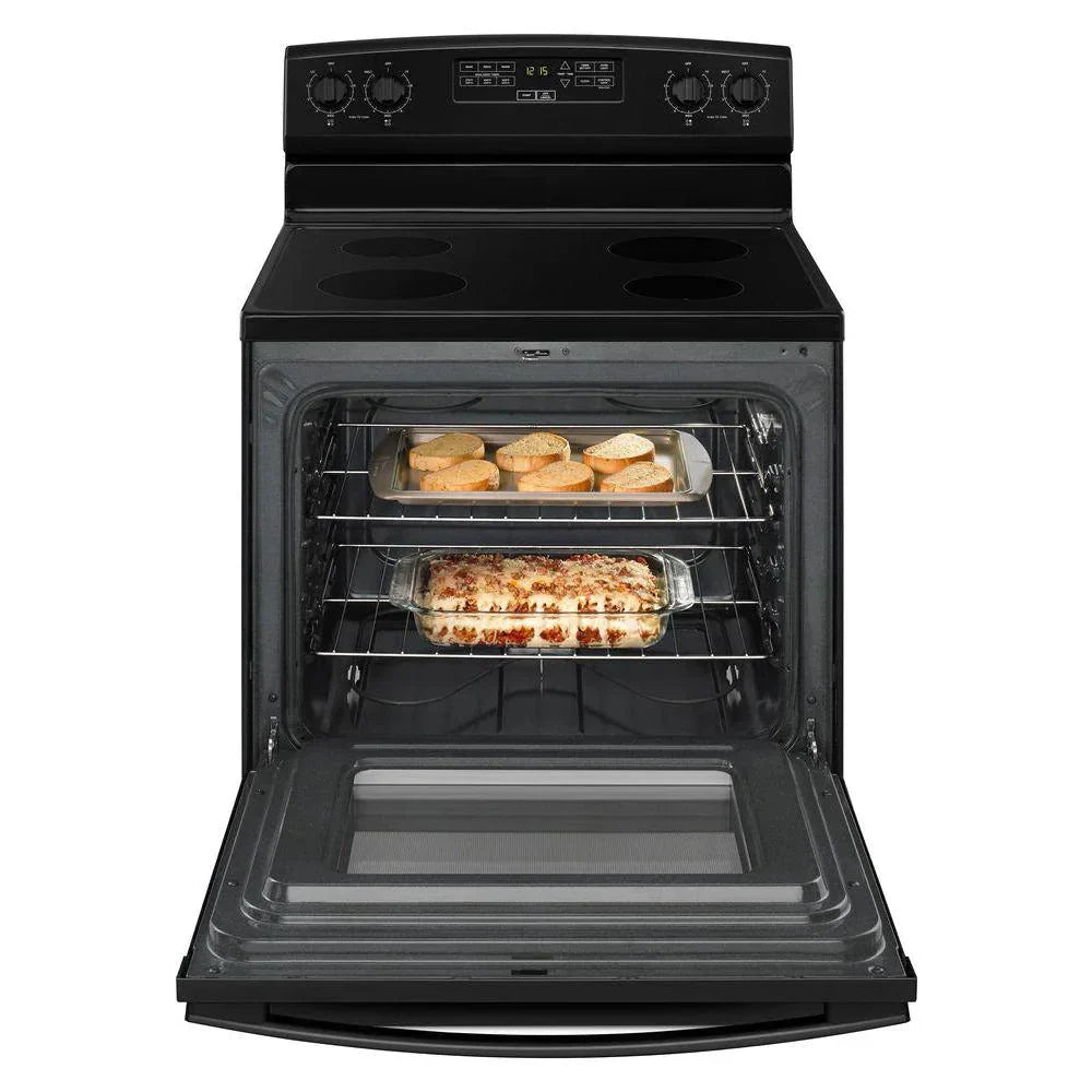 Electric Range - 4.8 Cu. Ft., 30 in, Black