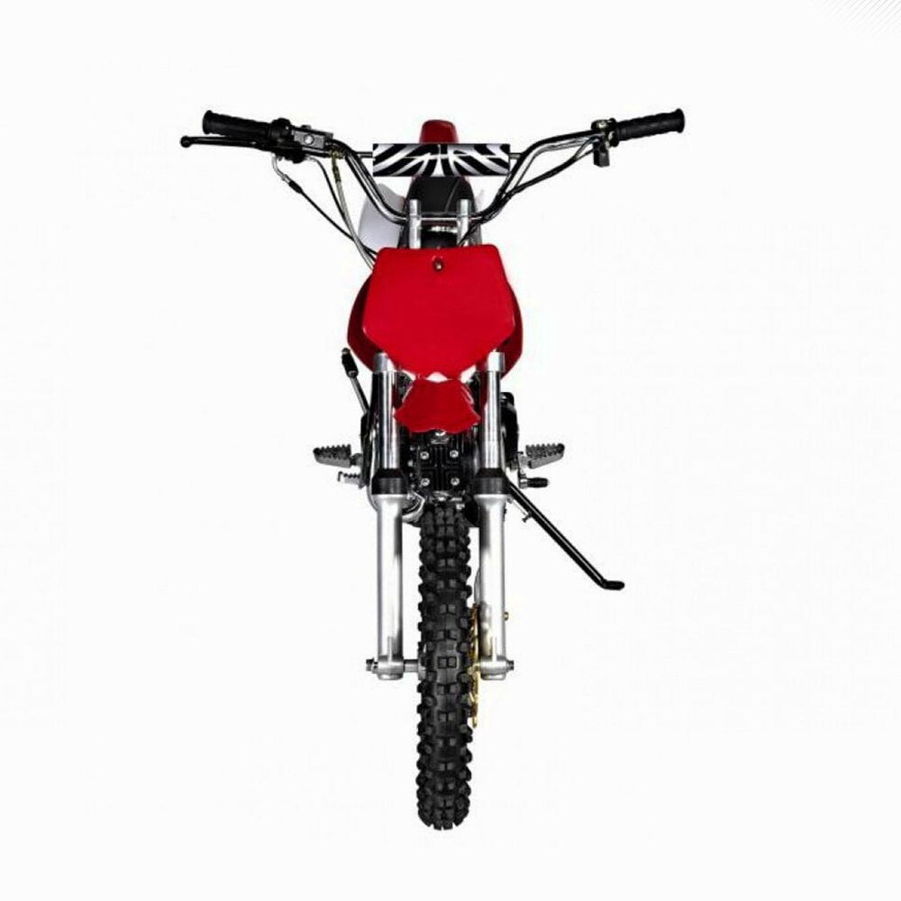 GMX Rider X 125cc Semi-Automatic Dirt Bike, Air-Cooled, Red, Electric Start, Hydraulic Disc Brakes, 4-Stroke Engine