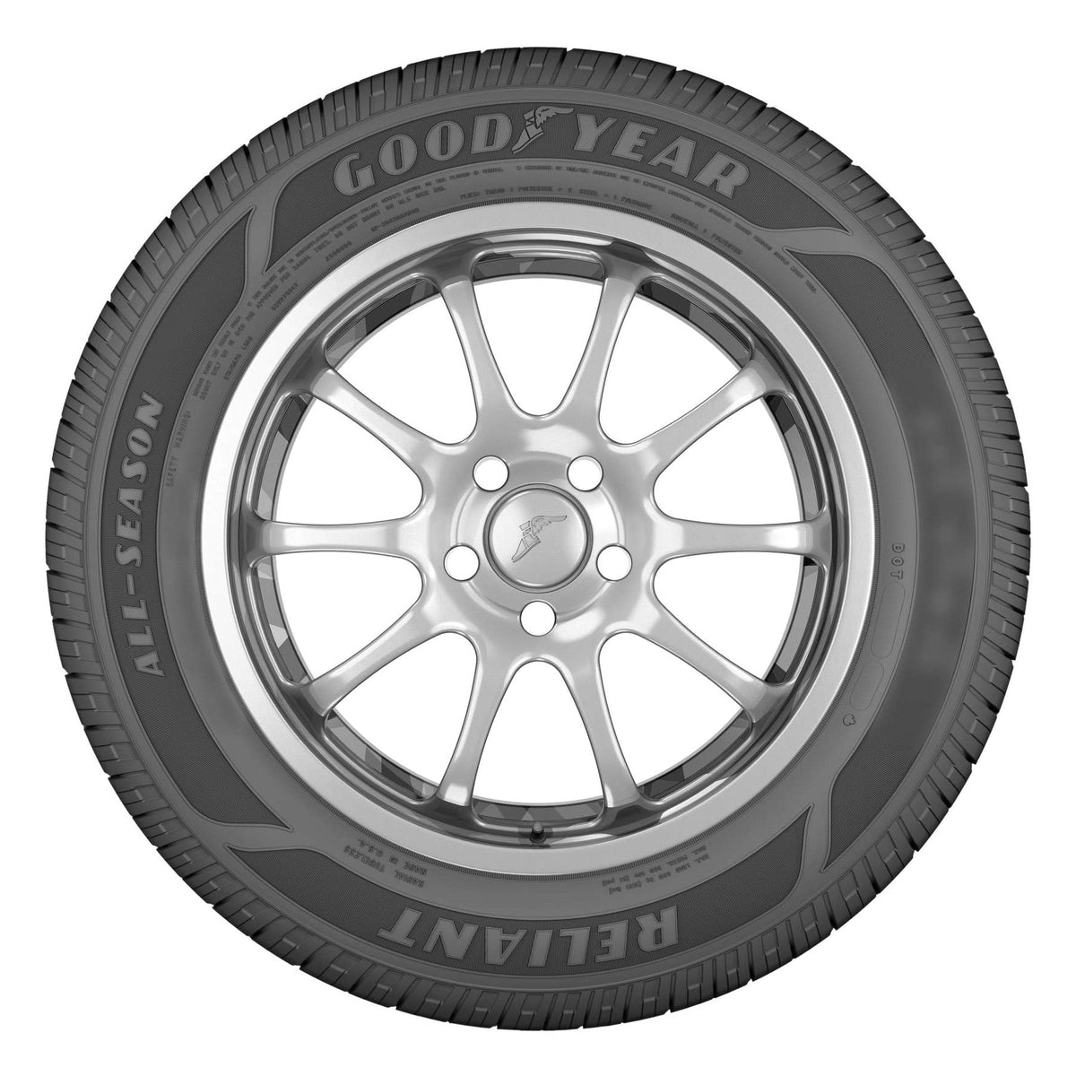 Goodyear Reliant All-Season Tire 195/65R15 91H - Superior Wet Grip, 65,000 Mile Warranty