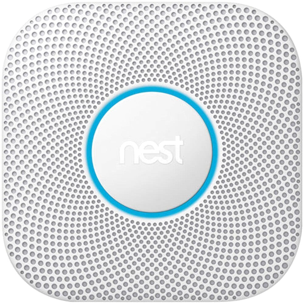 Google Nest Protect 2nd Gen Wired Smoke &amp; CO Alarm with Voice Alerts &amp; Mobile Notifications