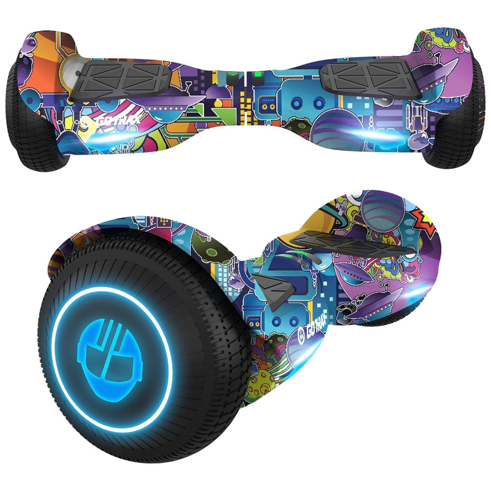 Gotrax EDGE Hoverboard, 6.5" LED Wheels, Dual 200W Motors, Self-Balancing, 6.2mph, Kids &amp; Adults, UL2272 Certified