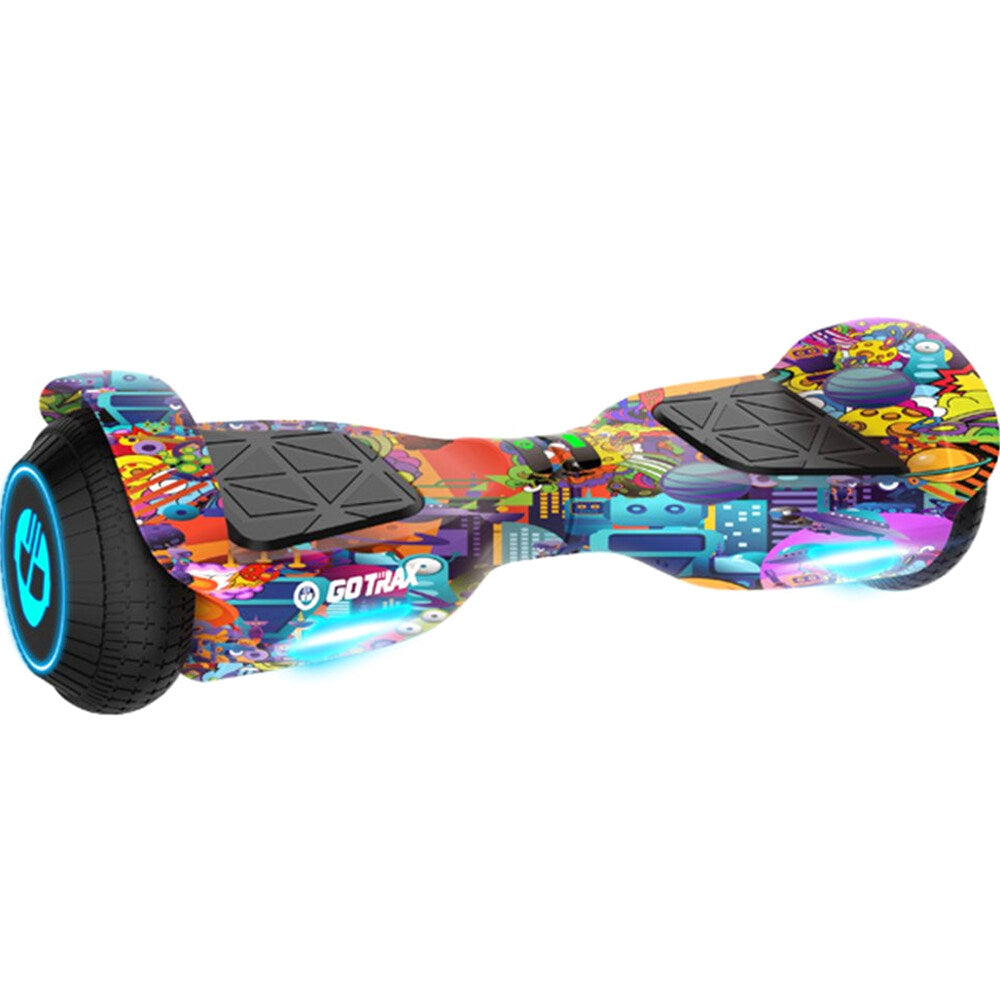 Gotrax EDGE Hoverboard, 6.5" LED Wheels, Dual 200W Motors, Self-Balancing, 6.2mph, Kids &amp; Adults, UL2272 Certified