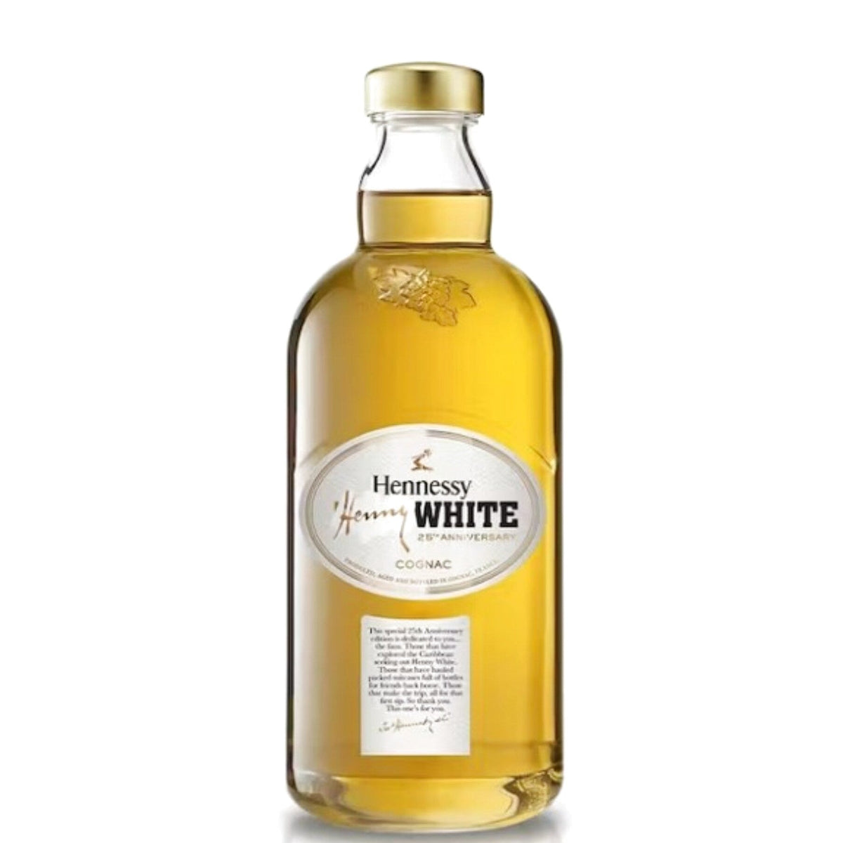 Hennessy Pure White 25th Anniversary Cognac 700ml - Light, Fresh, Fruity, Rarely Available, Ideal for Connoisseurs
