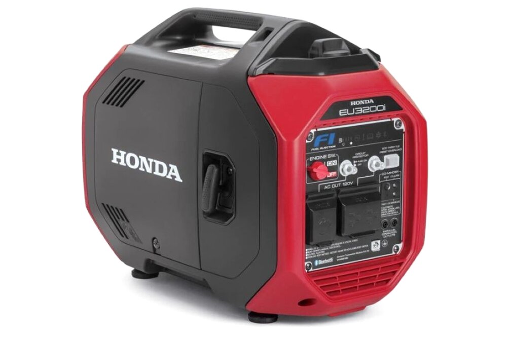 Honda EU3200i 3200W Inverter Generator, Super Quiet, Lightweight, CO-MINDER, Portable Power Solution