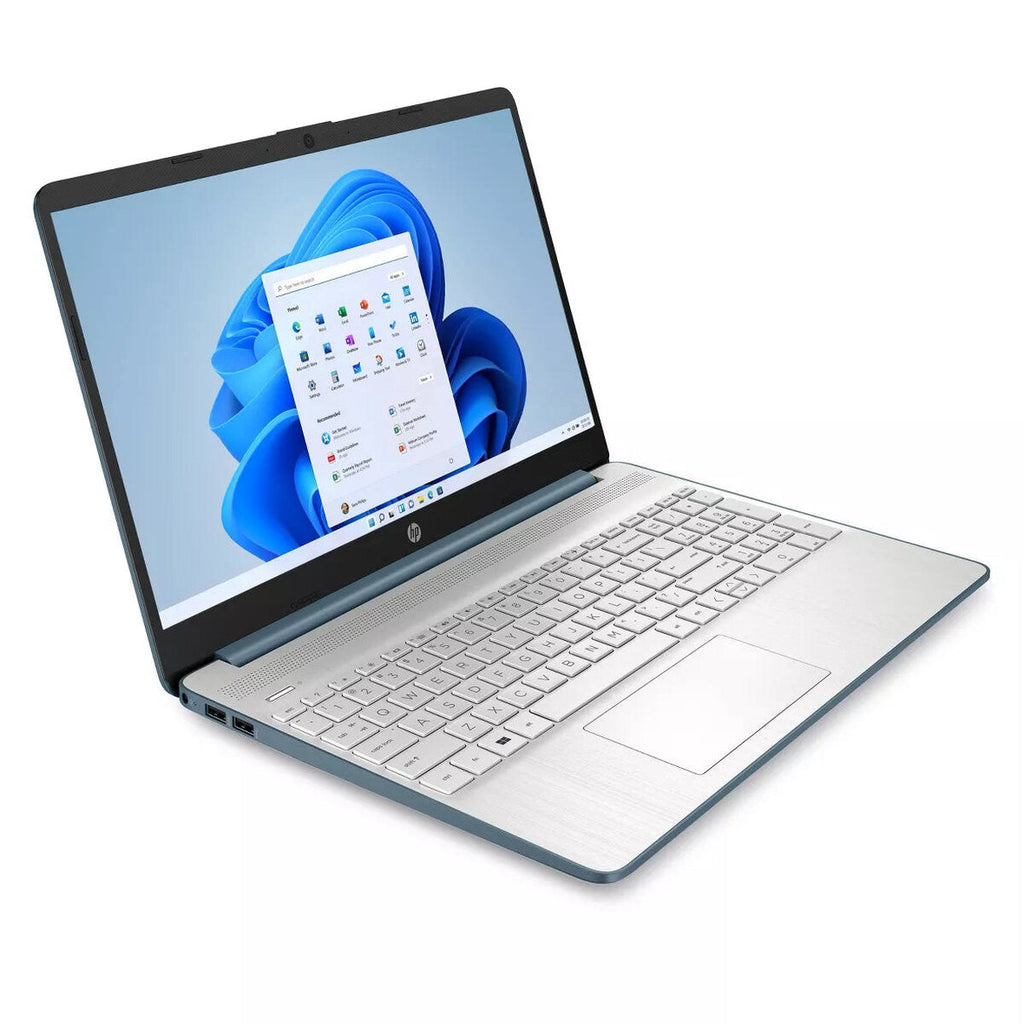HP 15.6" Laptop, AMD Ryzen 3, 8GB RAM, 256GB SSD, Windows 11, Blue - Model 15-ef2025tg