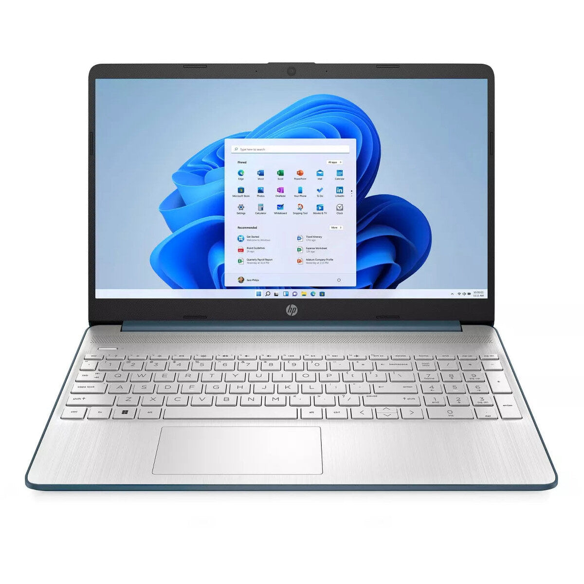 HP 15.6" Laptop, AMD Ryzen 3, 8GB RAM, 256GB SSD, Windows 11, Blue - Model 15-ef2025tg