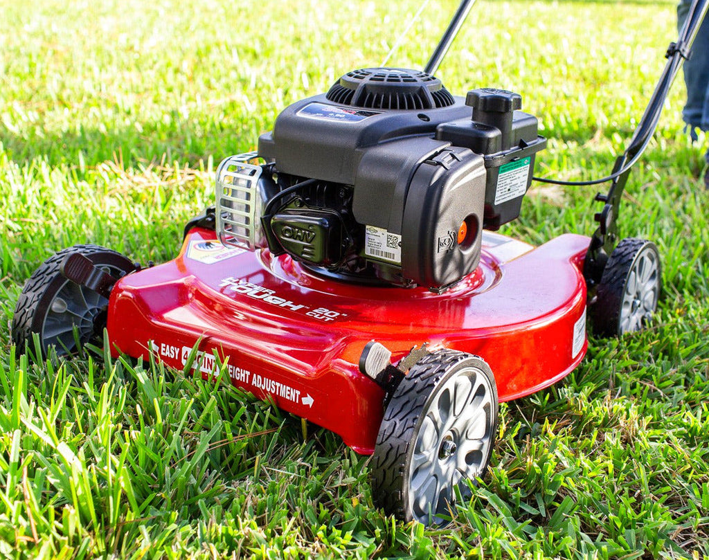 Hyper Tough 20" Gas Push Lawn Mower with 125cc Briggs &amp; Stratton Engine, Prime N Pull Start, 5-Position Height Adjustment