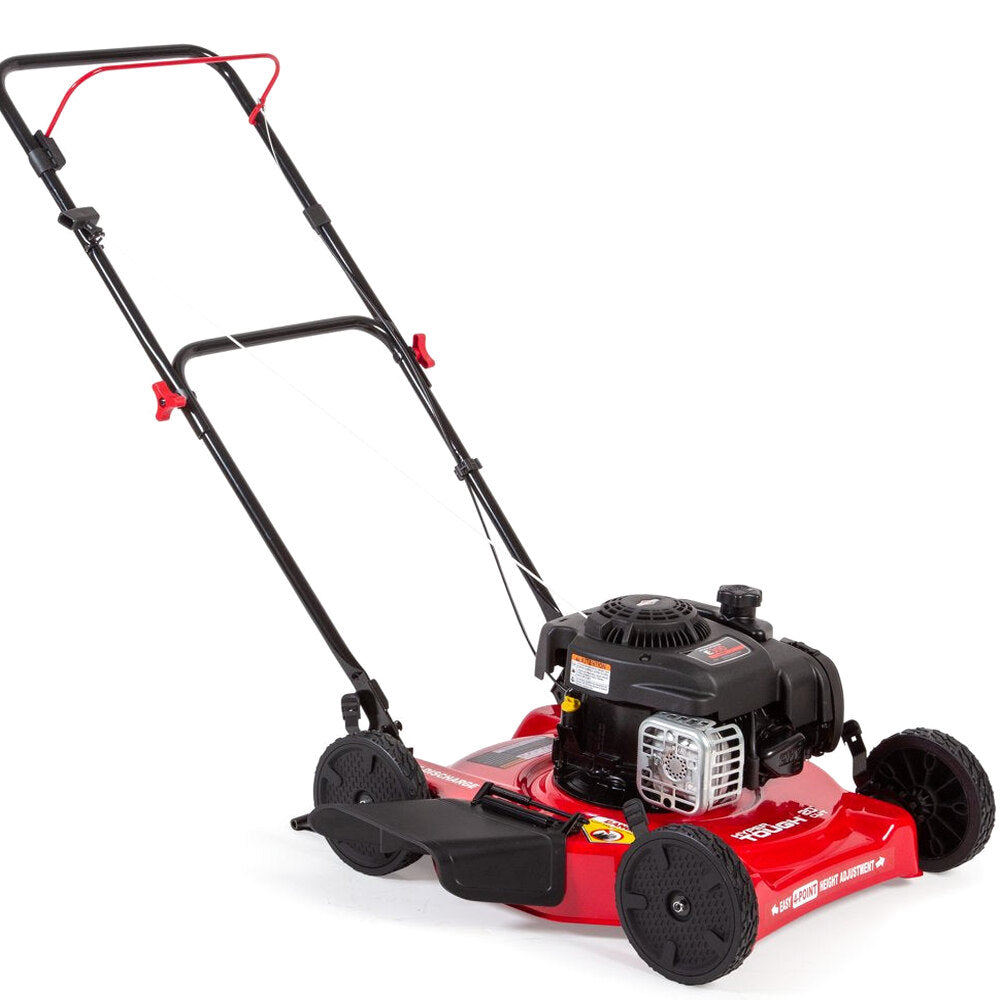Hyper Tough 20" Gas Push Lawn Mower with 125cc Briggs &amp; Stratton Engine, Prime N Pull Start, 5-Position Height Adjustment